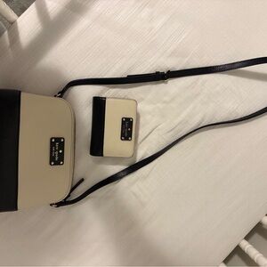 Kate Spade Two-Tone Crossbody Bag with Wallet
